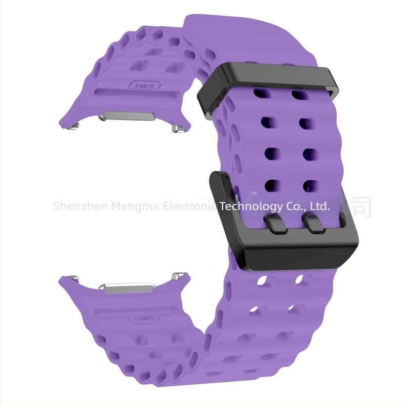 Za Samsung GalaxyWatch7 Ultra47mm Službena web stranica Ocean Original Double Copche Sport Silikonski remen
