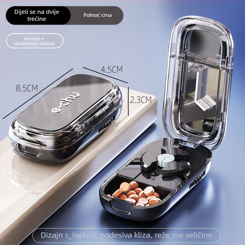 Rezač tableta, Razdjelnik tableta, Rezač četvrtina tableta, Precizni rezač tableta, Reže tablete na dva dijela, Prijenosni organizator tableta