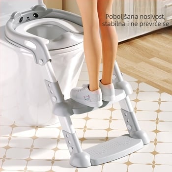 Dječji WC pomoćna stolica za stepenice WC predškolska stolica za noge dječja WC petlja prijenosne ljestve za WC