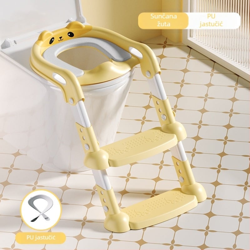 Dječji WC pomoćna stolica za stepenice WC predškolska stolica za noge dječja WC petlja prijenosne ljestve za WC