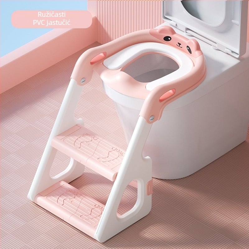Dječji WC pomoćna stolica za stepenice WC predškolska stolica za noge dječja WC petlja prijenosne ljestve za WC