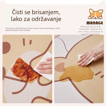 Prostirka za kućne ljubimce, vodootporna, protiv urina, PVC tepih za ogradu za pse, prostirka za obrok za pse i mačke, neklizajuća prostirka za pseći kavez