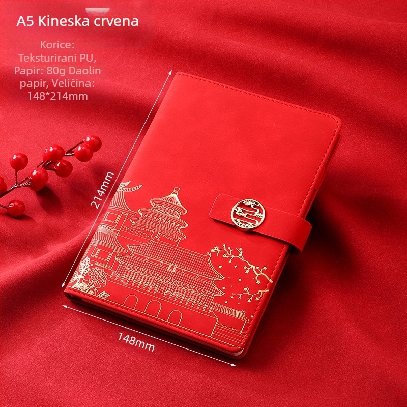 Poslovno odijelo za uredski poklon kreativni nacionalni modni A5 bilježnica poslovni notes poklon kutija odijelo godišnji sastanak poklon