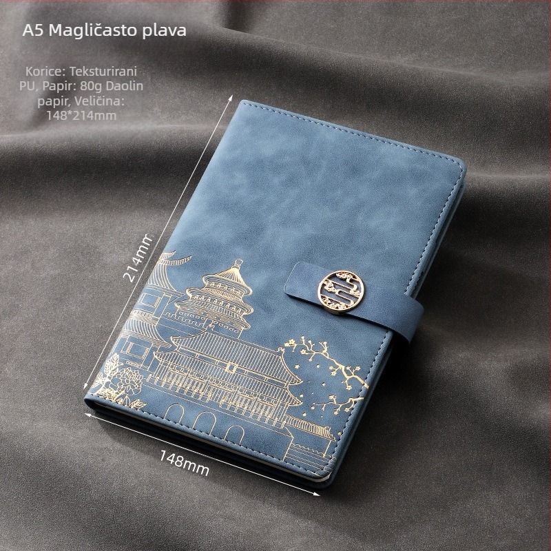 Poslovno odijelo za uredski poklon kreativni nacionalni modni A5 bilježnica poslovni notes poklon kutija odijelo godišnji sastanak poklon