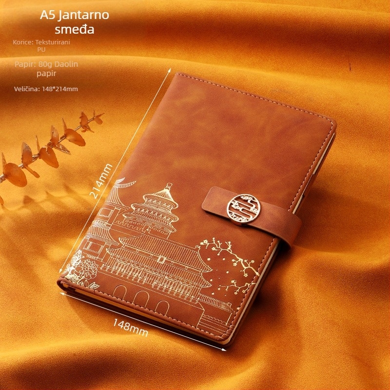 Poslovno odijelo za uredski poklon kreativni nacionalni modni A5 bilježnica poslovni notes poklon kutija odijelo godišnji sastanak poklon