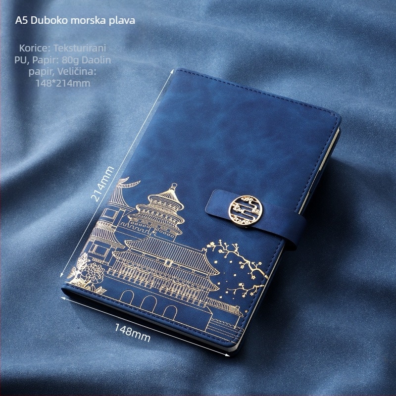 Poslovno odijelo za uredski poklon kreativni nacionalni modni A5 bilježnica poslovni notes poklon kutija odijelo godišnji sastanak poklon