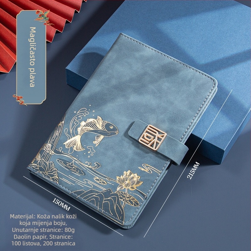 Poslovno odijelo za uredski poklon kreativni nacionalni modni A5 bilježnica poslovni notes poklon kutija odijelo godišnji sastanak poklon