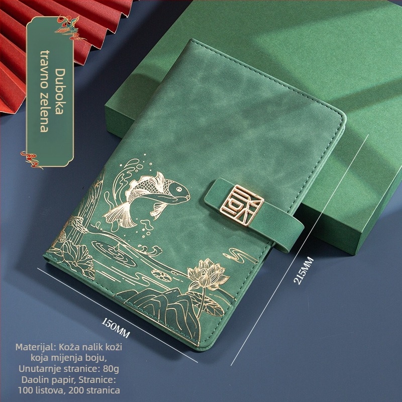 Poslovno odijelo za uredski poklon kreativni nacionalni modni A5 bilježnica poslovni notes poklon kutija odijelo godišnji sastanak poklon