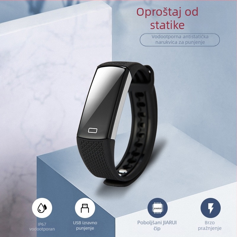 Auto NFC antistatički eliminator otpuštanja potpuno automatska narukvica za ljudsko tijelo automobila Zima Go Static Treasure