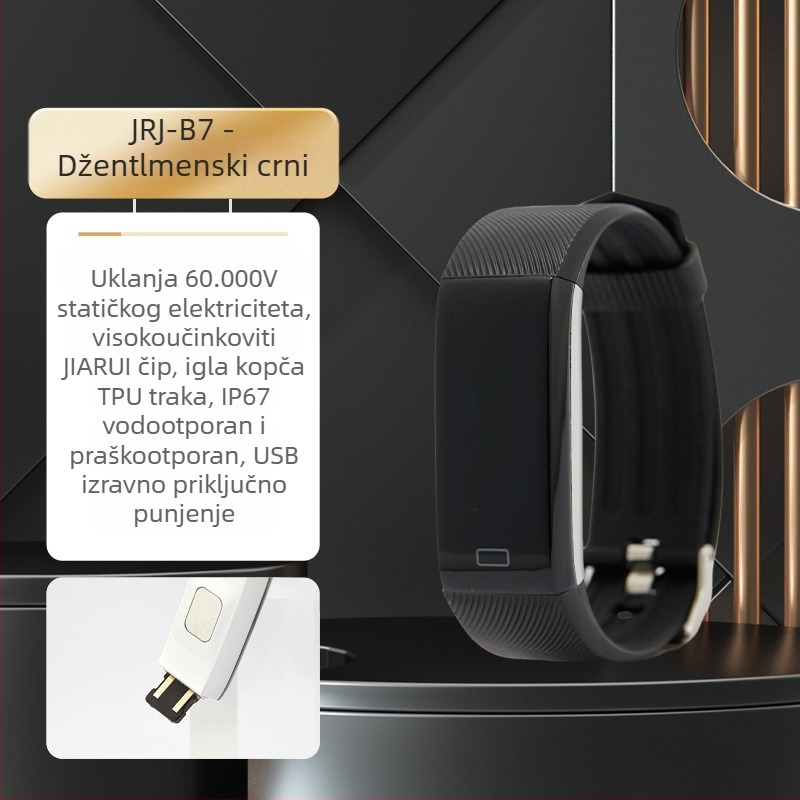 Auto NFC antistatički eliminator otpuštanja potpuno automatska narukvica za ljudsko tijelo automobila Zima Go Static Treasure