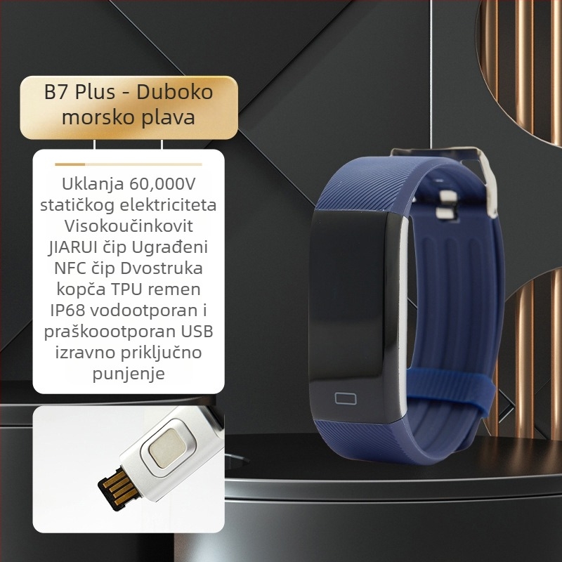 Auto NFC antistatički eliminator otpuštanja potpuno automatska narukvica za ljudsko tijelo automobila Zima Go Static Treasure