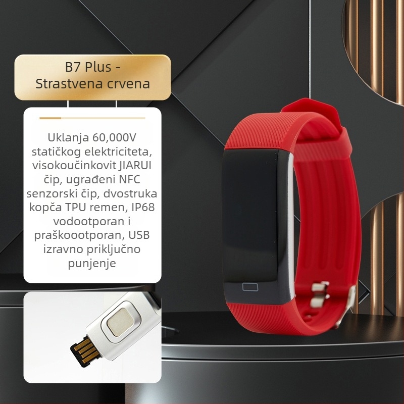 Auto NFC antistatički eliminator otpuštanja potpuno automatska narukvica za ljudsko tijelo automobila Zima Go Static Treasure