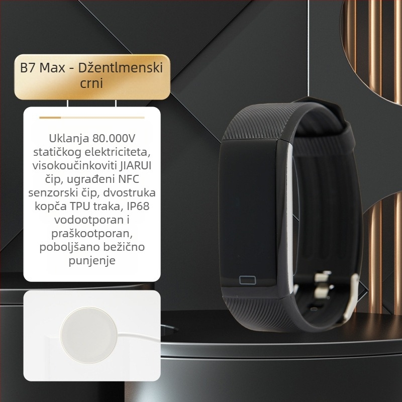 Auto NFC antistatički eliminator otpuštanja potpuno automatska narukvica za ljudsko tijelo automobila Zima Go Static Treasure