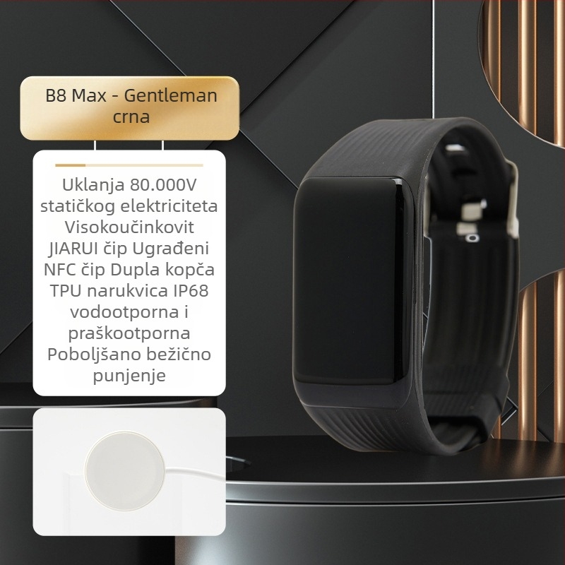 Auto NFC antistatički eliminator otpuštanja potpuno automatska narukvica za ljudsko tijelo automobila Zima Go Static Treasure