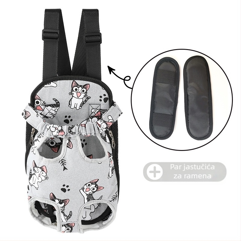 Popularni univerzalni ruksak za mačke i pse, torba za kućne ljubimce, prijenosna torba za kućne ljubimce Teddy Yorkshire za izlete, ruksak za kućne ljubimce