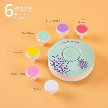 Električni trimer za nokte, dječji trimer za nokte, škare za dječje nokte, škare za trimer za nokte, ženski trimer za dječje nokte