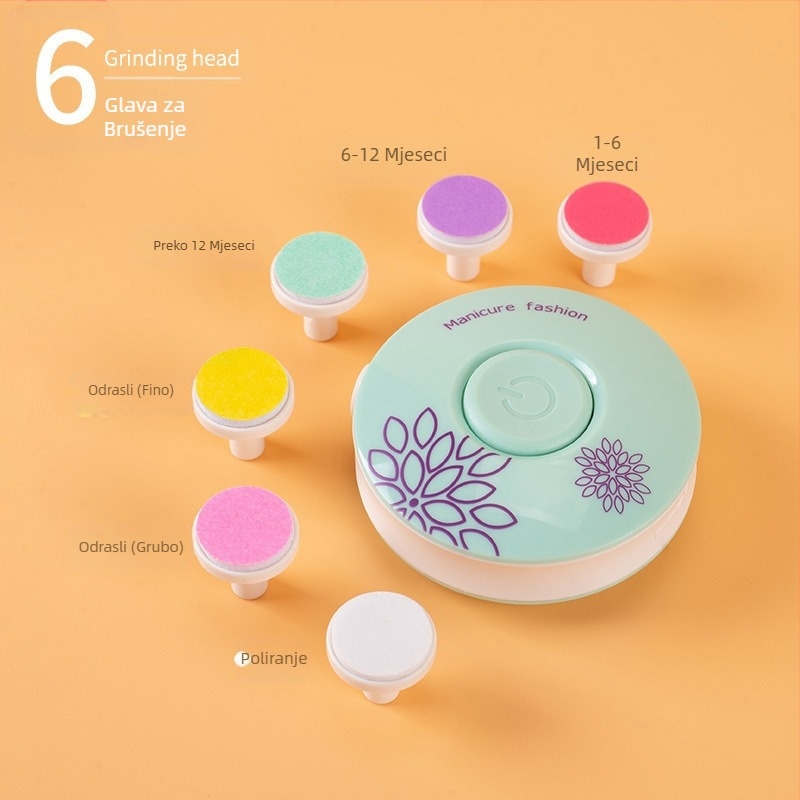 Električni trimer za nokte, dječji trimer za nokte, škare za dječje nokte, škare za trimer za nokte, ženski trimer za dječje nokte