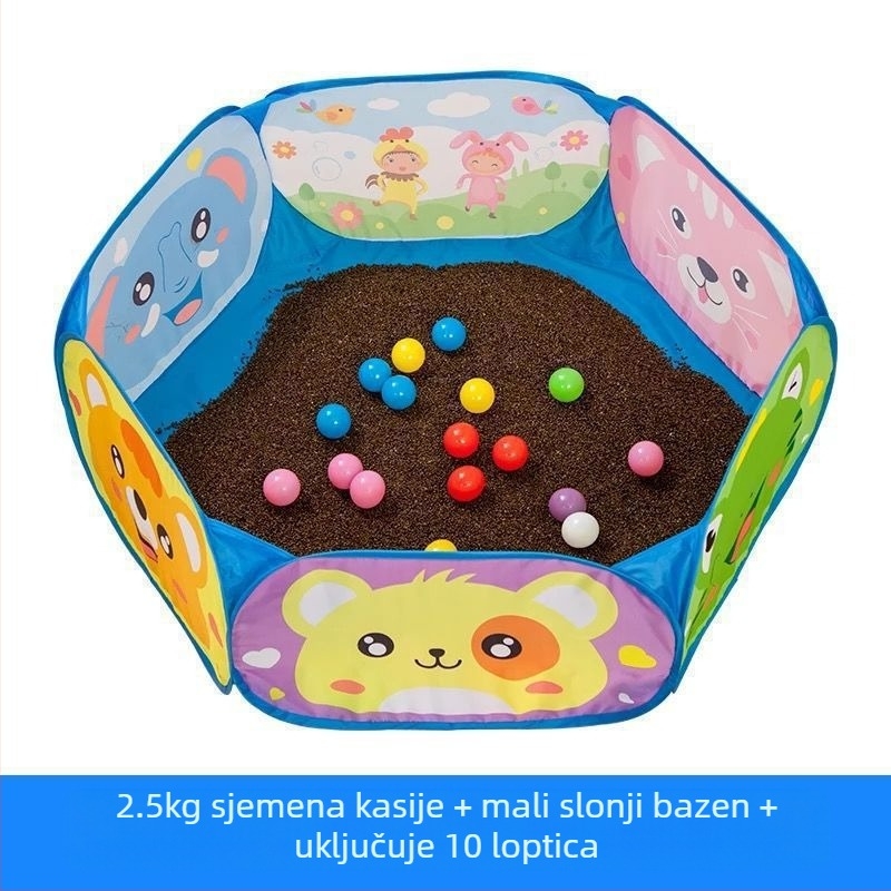 Igračka od sjemenki kasije, pijesak u rasutom stanju, dječja igračka, jastuk za jezgru, uklanjanje divlje prašine, pijesak za bazen u rasutom stanju, veleprodaja