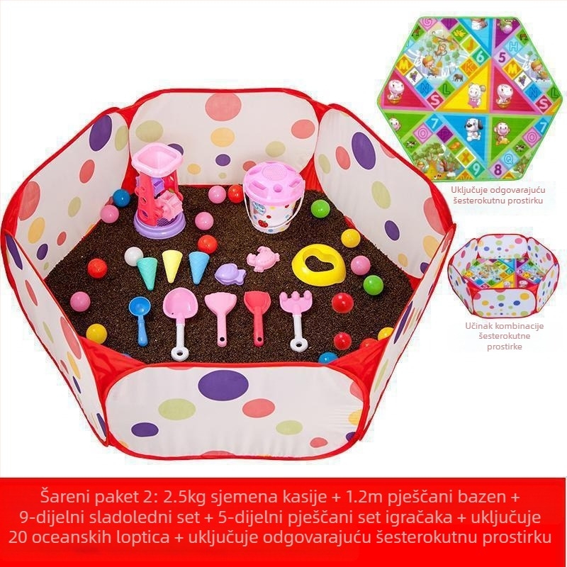 Igračka od sjemenki kasije, pijesak u rasutom stanju, dječja igračka, jastuk za jezgru, uklanjanje divlje prašine, pijesak za bazen u rasutom stanju, veleprodaja