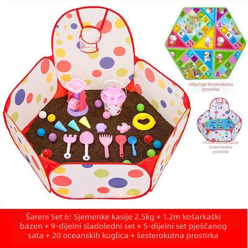 Igračka od sjemenki kasije, pijesak u rasutom stanju, dječja igračka, jastuk za jezgru, uklanjanje divlje prašine, pijesak za bazen u rasutom stanju, veleprodaja