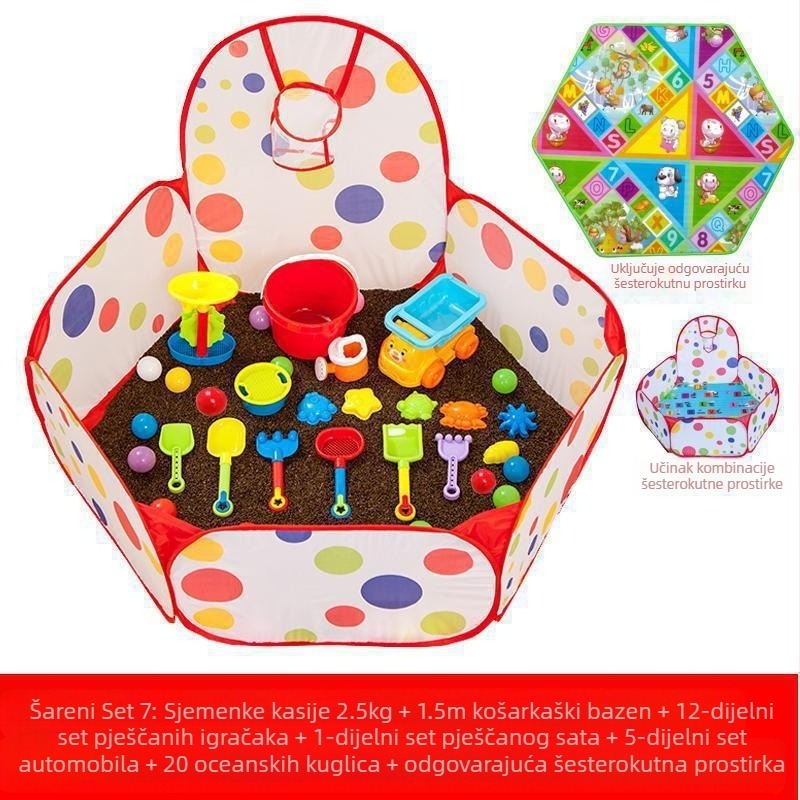 Igračka od sjemenki kasije, pijesak u rasutom stanju, dječja igračka, jastuk za jezgru, uklanjanje divlje prašine, pijesak za bazen u rasutom stanju, veleprodaja