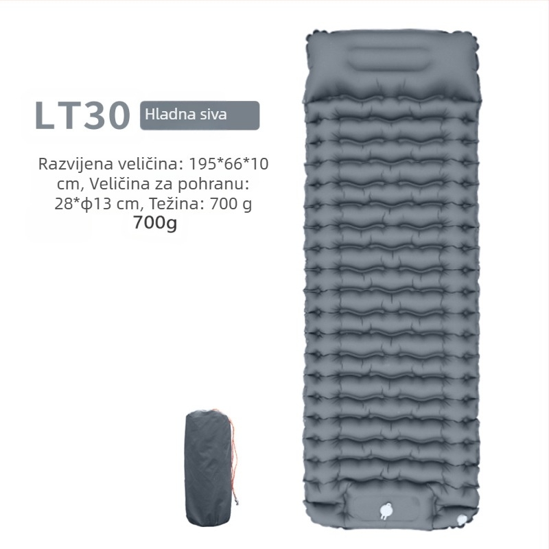 Foot New Single Diamond TPU Napuhljiva Prostirka za Vanjski Šator Spavanje Prostirka Ultra Lagana Prijenosna Kampirna Prostirka Otporna na Vlagu