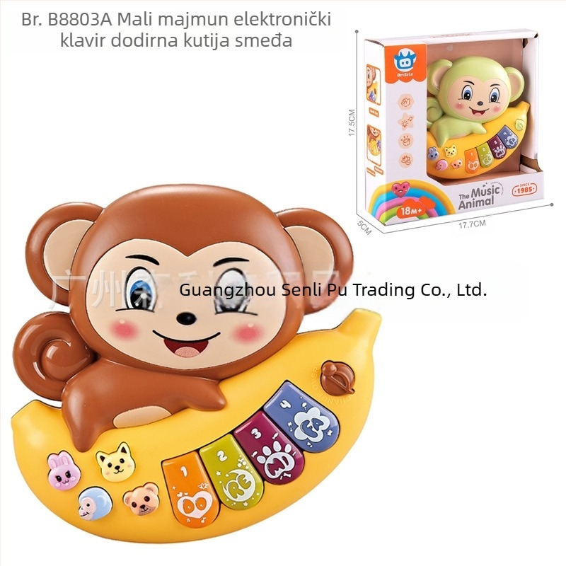 Dječja višenamjenska crtana životinja, elektroničke orgulje, edukativna igračka, lagana glazba, elektronički klavir, glazbeni instrument.
