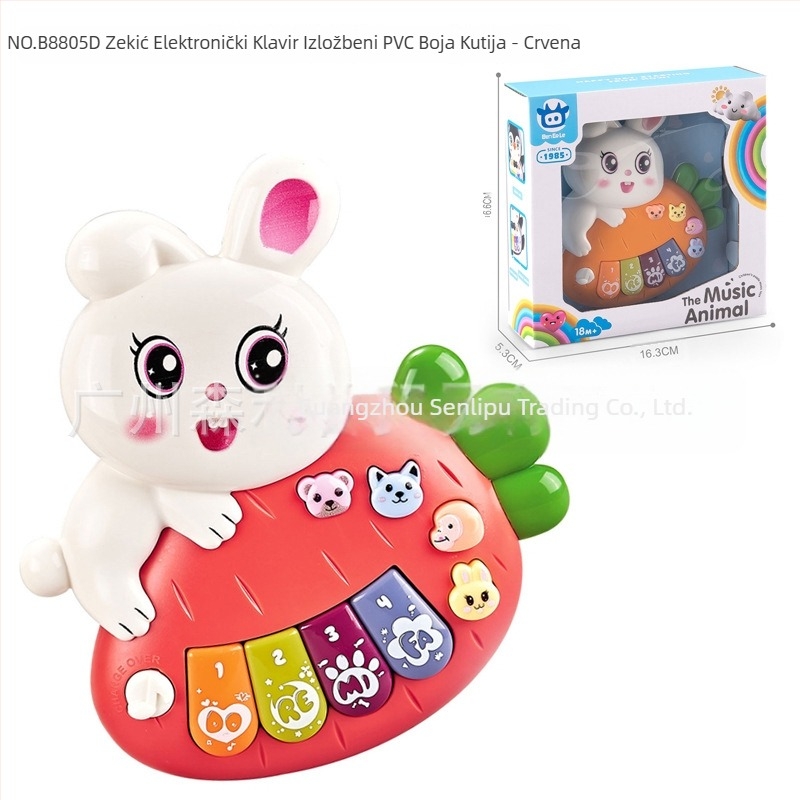 Dječja višenamjenska crtana životinja, elektroničke orgulje, edukativna igračka, lagana glazba, elektronički klavir, glazbeni instrument.