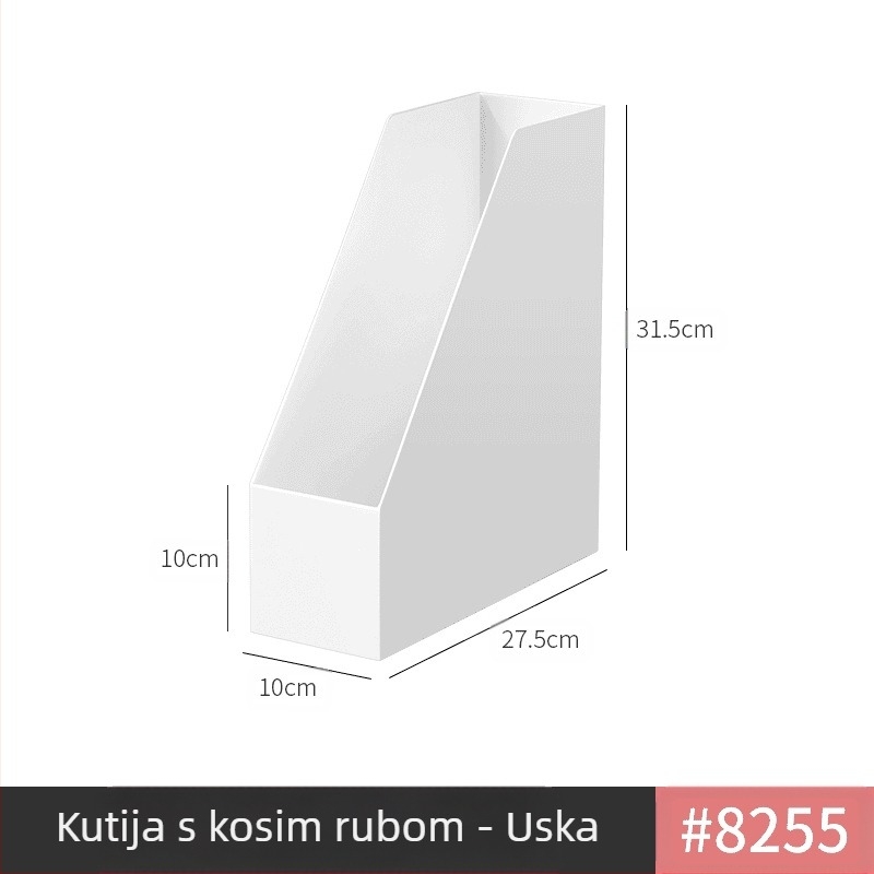 Stalak za knjige Akrilni stolni prozirni stalak za police za knjige Uredski stalak za spise Stolni stalak za kutije za knjige