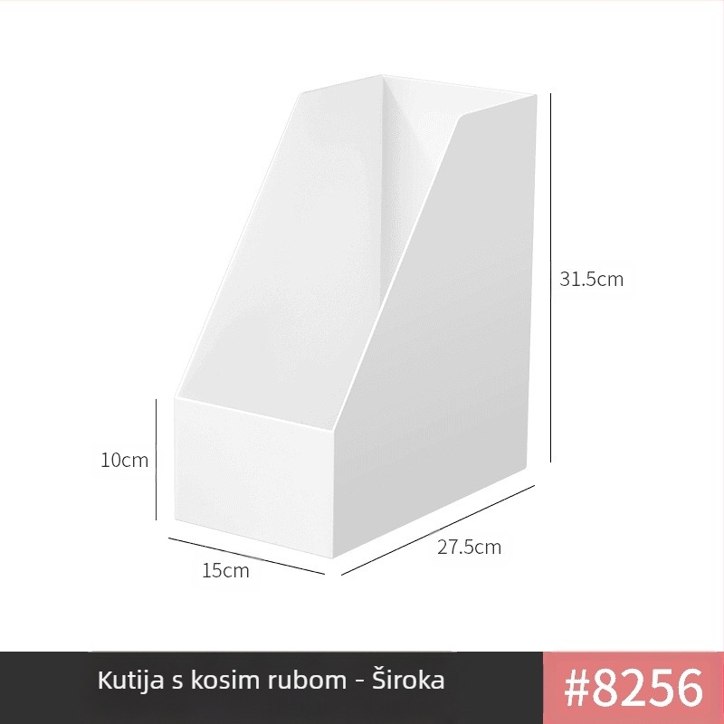 Stalak za knjige Akrilni stolni prozirni stalak za police za knjige Uredski stalak za spise Stolni stalak za kutije za knjige