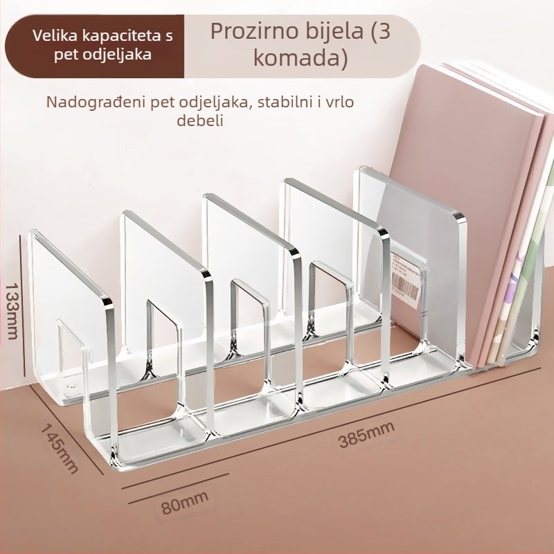 Stalak za knjige, stalak za čitanje, kopča za knjige, stol, polica za knjige, fiksni stalak za knjige, razdjelnik, prozirni akril