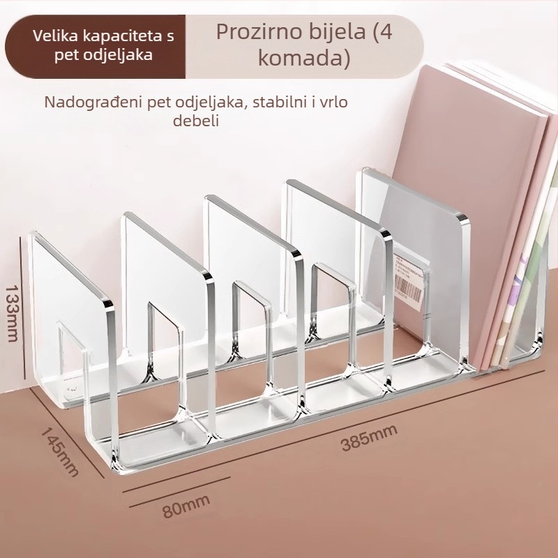 Stalak za knjige, stalak za čitanje, kopča za knjige, stol, polica za knjige, fiksni stalak za knjige, razdjelnik, prozirni akril