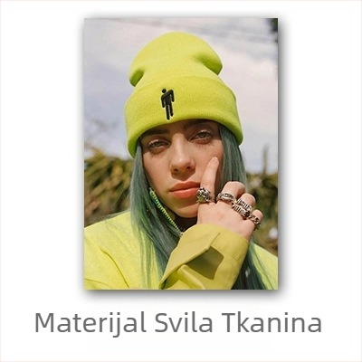 Aliexpress prekogranični poster slavne osobe Billie Eilish, zidni mural s europskim i američkim likom Billie Eilish za spavaću sobu i dnevni boravak