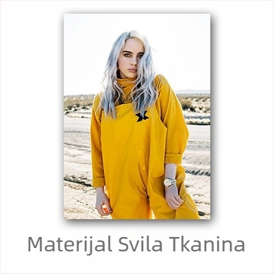 Aliexpress prekogranični poster slavne osobe Billie Eilish, zidni mural s europskim i američkim likom Billie Eilish za spavaću sobu i dnevni boravak