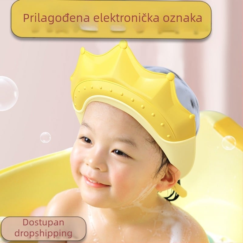 Dječji šampon Artifact, dječja kapa za zadržavanje vode, kapa za tuširanje za bebe, dječja kapa za pranje kose, vodootporna zaštita za uši, kapa za vodu