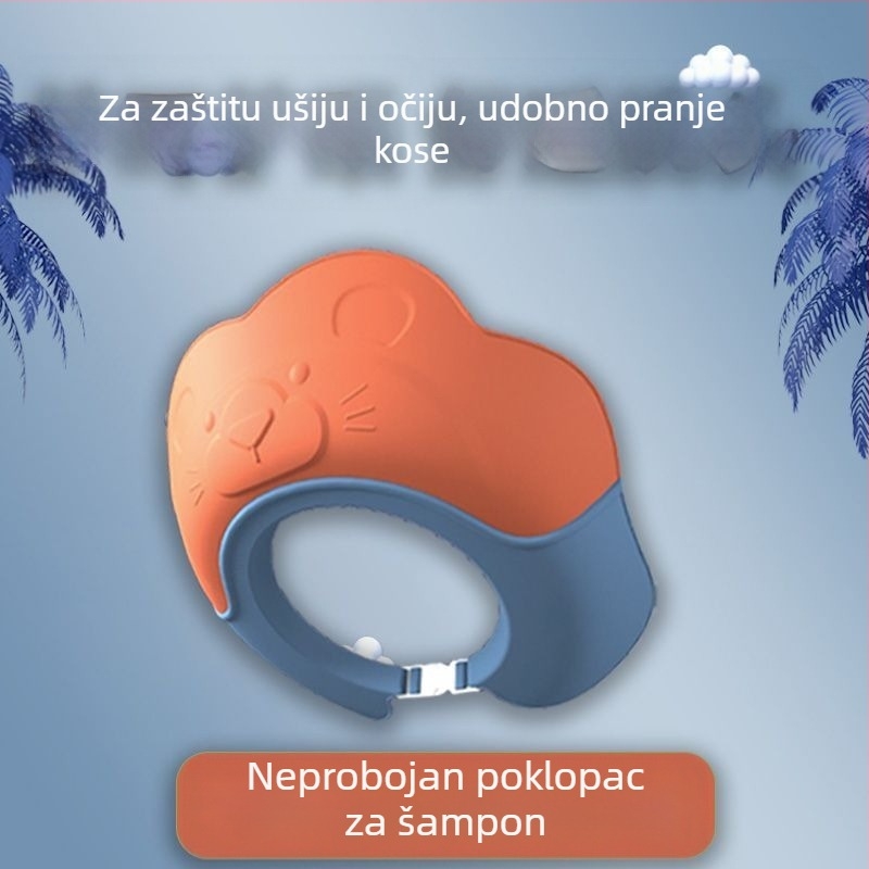 Dječji šampon Artifact, dječja kapa za zadržavanje vode, kapa za tuširanje za bebe, dječja kapa za pranje kose, vodootporna zaštita za uši, kapa za vodu