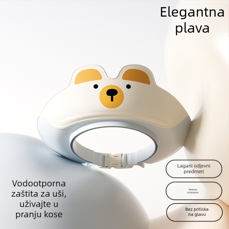 Dječji šampon Artifact, dječja kapa za zadržavanje vode, kapa za tuširanje za bebe, dječja kapa za pranje kose, vodootporna zaštita za uši, kapa za vodu