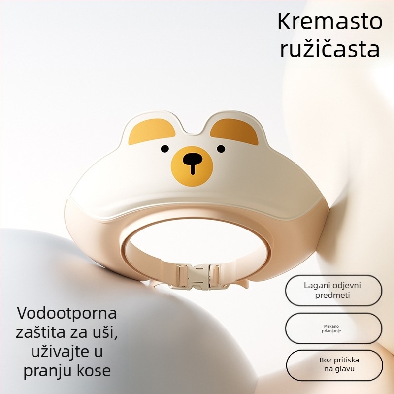 Dječji šampon Artifact, dječja kapa za zadržavanje vode, kapa za tuširanje za bebe, dječja kapa za pranje kose, vodootporna zaštita za uši, kapa za vodu