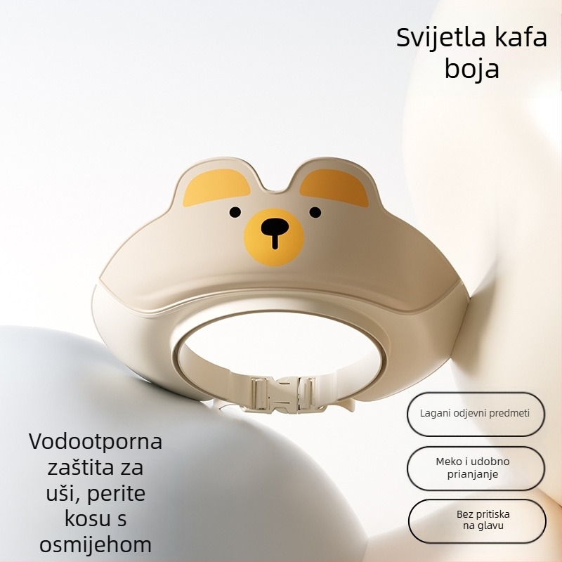 Dječji šampon Artifact, dječja kapa za zadržavanje vode, kapa za tuširanje za bebe, dječja kapa za pranje kose, vodootporna zaštita za uši, kapa za vodu