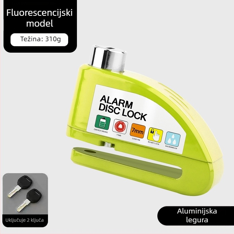 Univerzalna brava za disk kočnice električnih automobila, brava za motocikl, protuprovalna brava za bicikl, alarm za disk kočnice, brava za brdski bicikl