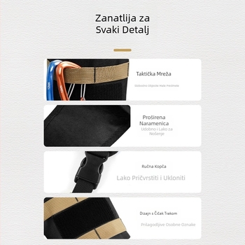 Nadograđena oprema za streličarstvo, prekogranična natjecateljska torba za rame i struk, cilindar, višenamjenska taktička tobolac, vanjski