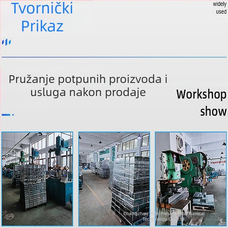 Tvornica veleprodaje višenamjenske kutije za pohranu hardvera otporne na udarce, mala prijenosna metalna kutija