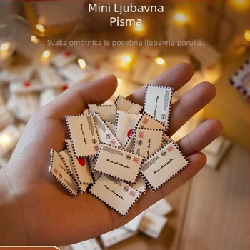 Mini ljubavno pismo za muške i ženske prijatelje, kreativni rođendanski poklon, DIY, rukom pisana priznanja, prijedlog, ljubavne riječi, kapsula, mali papir