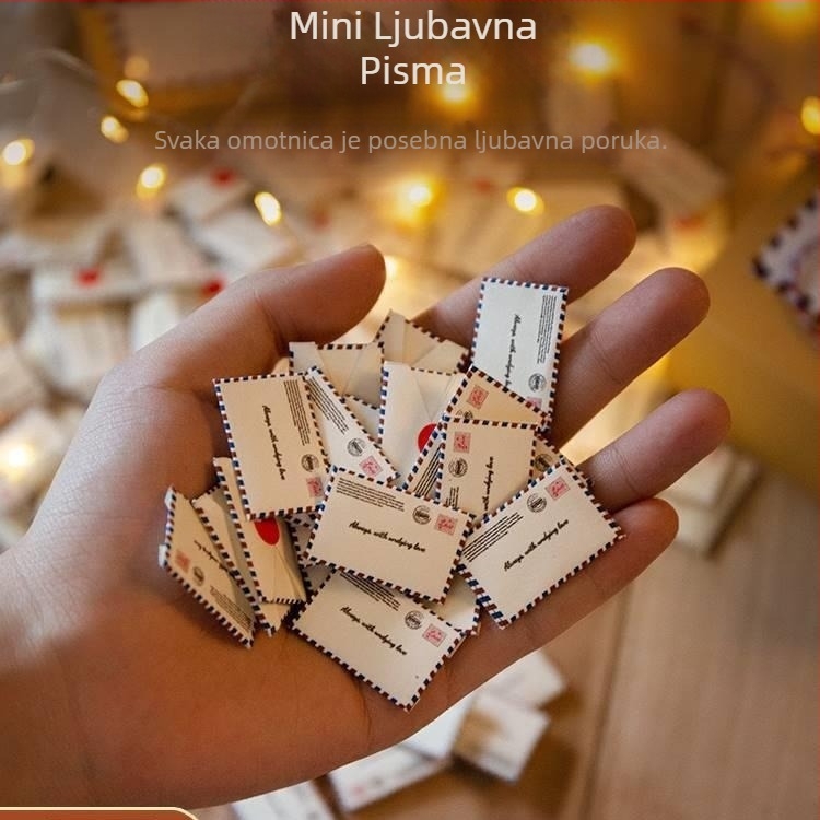Mini ljubavno pismo za muške i ženske prijatelje, kreativni rođendanski poklon, DIY, rukom pisana priznanja, prijedlog, ljubavne riječi, kapsula, mali papir