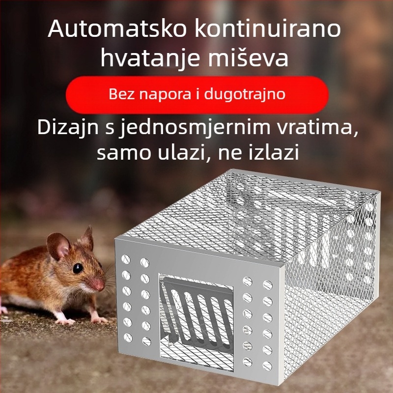 Tvornica veleprodaje miš kavez mišolovka izvozni model kontinuirano potpuno automatska mišolovka artefakt super moćno hvatanje mišolovka
