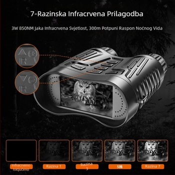 Tvornička izravna prodaja Novi 4K uređaj za noćno gledanje visoke rezolucije za fotografije i video digitalni dalekozor Vanjski infracrveni teleskop za noćno gledanje