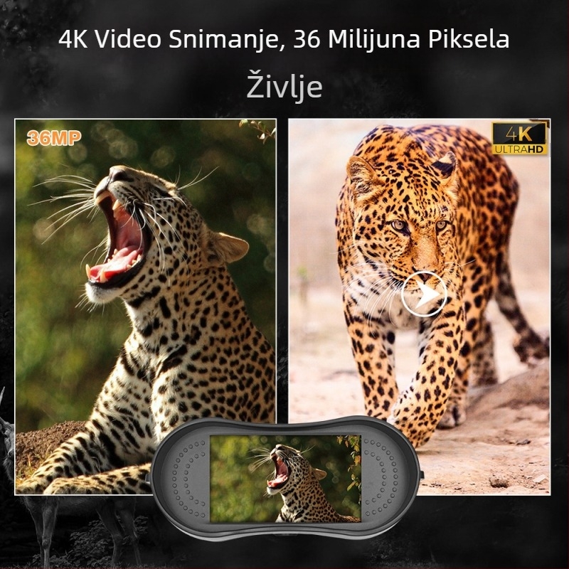 Tvornička izravna prodaja Novi 4K uređaj za noćno gledanje visoke rezolucije za fotografije i video digitalni dalekozor Vanjski infracrveni teleskop za noćno gledanje