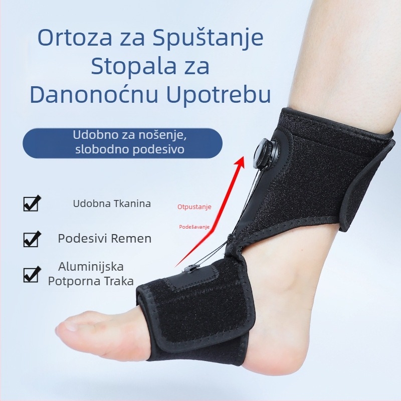 Prekogranična nova prekogranična rotirajuća čičak traka za podešavanje stopala, potpora za gležanj, vježba za valgus