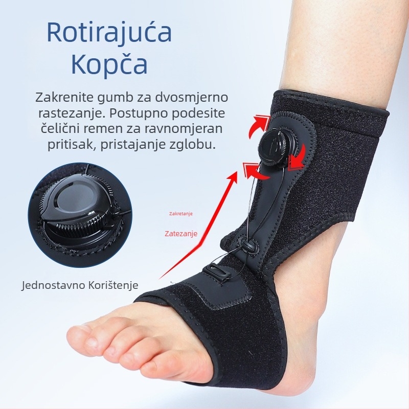 Prekogranična nova prekogranična rotirajuća čičak traka za podešavanje stopala, potpora za gležanj, vježba za valgus