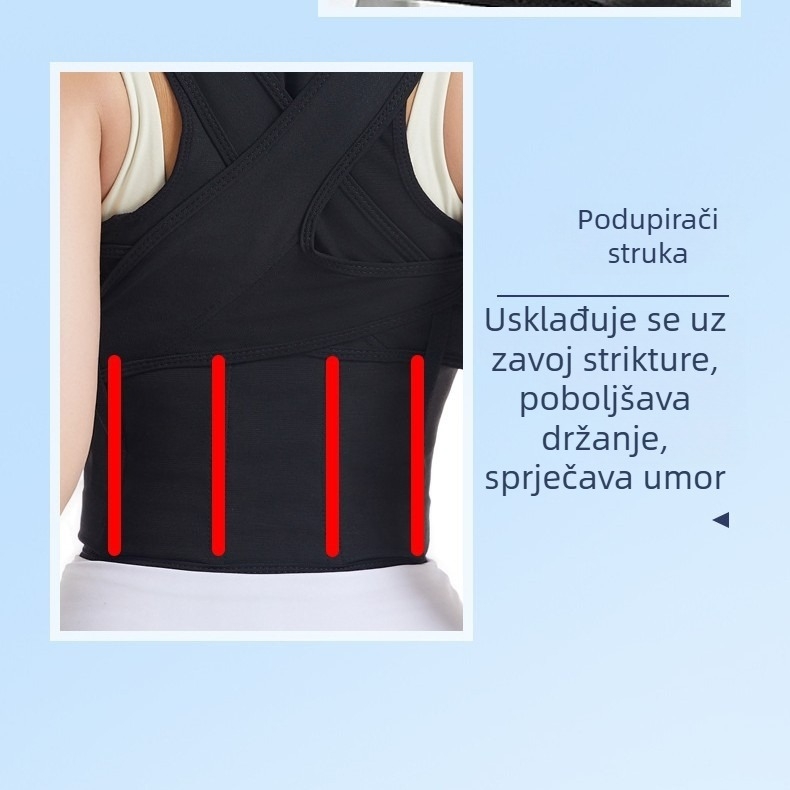 Pojas za korekciju grbavog položaja za djecu, muškarce i žene, nevidljivi pojas za korekciju držanja za učenike, ravna leđa, korektor grbavog položaja, pojas za grbavi položaj za žene